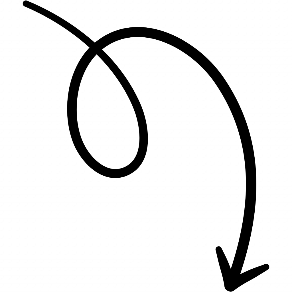 curly arrow down